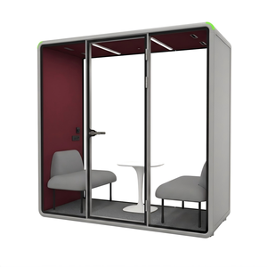 Cabine <span class=keywords><strong>de</strong></span> bureau insonorisée modulaire pour jardin extérieur, cabine <span class=keywords><strong>de</strong></span> réunion acoustique, boîte silencieuse - Product Image 2