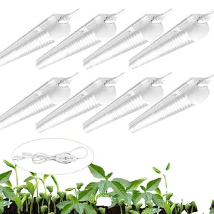أضواء نمو أنبوبية للنباتات من JESLED قابلة للاتصال 1 قدم 2 قدم 3 قدم 4 قدم 6 قدم 8 قدم قضيب إضاءة نمو نباتات T8 Led مخصص طيف كامل أضواء نمو CE ETL
