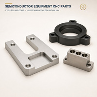 Service de fraisage CNC sur mesure pour les pièces de manutention de plaquettes d'équipements semi-conducteurs en aluminium et acier inoxydable, prototypes à faible volume