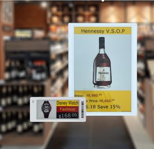 Etiqueta Electrónica Inteligente Personalizable con Pantalla de Tinta Electrónica de 7.5 y 10.2 Pulgadas, Etiqueta ESL, Pantalla Digital de Precios para Supermercados Inteligentes - Product Image 1