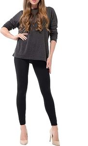 Prix d'usine vêtements pour femmes sous-vêtements taille haute <span class=keywords><strong>thermique</strong></span> pleine longueur doublé polaire hiver chaud Legging pour les femmes - Product Image 2