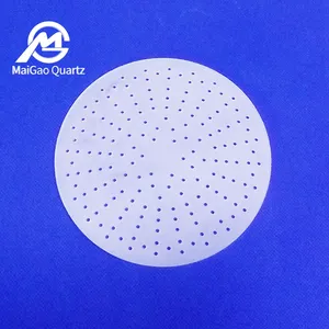 Плавленая пористая кварцевая пластина, непрозрачный опалесцентный кварцевый стеклянный лист
