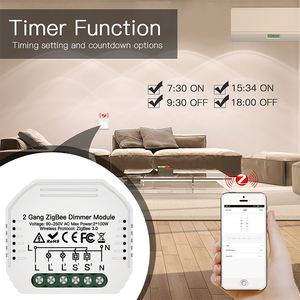 LangyeaoTuya ZigBee Dimmer anahtar modülü 10A akıllı ev DIY kesici 1 2 Gang 2 yollu kontrol destekler Alexa Google ev ile çalışır - Product Image 5