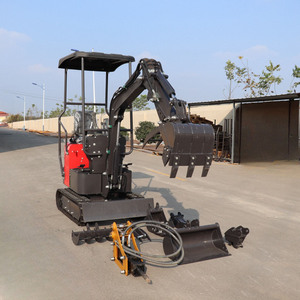 Mini-excavatrice compacte Koop Engine 1 tonne, excavatrice sur chenilles, pompe hydraulique, boîte de vitesses, moteur, engrenages, rayon de braquage court, jardin, ferme - Product Image 1