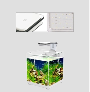 Petit aquarium autonettoyant de bureau, remplacement gratuit, fournisseur unique d'aquarium en plastique, mini pêche paresseuse - Product Image 1