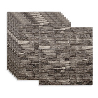 Papier peint de brique auto-adhésif pour bricolage, autocollant mural 3D pour décoration intérieure, papier peint en mousse Xpe ou PE