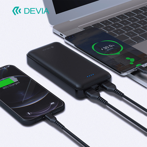 Power Bank <span class=keywords><strong>Devia</strong></span> 20000mAh con Doppio Ingresso e Uscita, Certificato CE ROHS, <span class=keywords><strong>Caricabatterie</strong></span> Portatile - Product Image 2