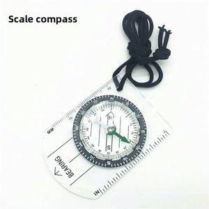 Boussole multifonction professionnelle en acrylique pour survie en milieu sauvage, boussole orienteuse, règle d'échelle cartographique - Product Image 3