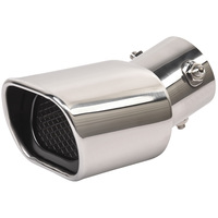 Tuyau d'échappement en acier inoxydable pour Jimny JB64 JB74 2019 2020 Years Auto Exterior Modification Accessory Silver