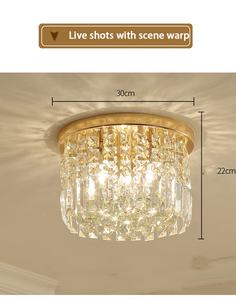 Lampu Plafon LED Nordik Modern 80 Panel Terpasang di Permukaan untuk Kamar Tidur Koridor IRON Aislchandelier Gaya Baru untuk Dekorasi Rumah - Product Image 6