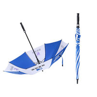 Tùy Chỉnh In Biểu Tượng Nylon Windproof Tàu Điện Ngầm Golf Phong Cách Ô Màu Đen Đỏ Xanh Xanh Màu Da Cam Màu Xám Vàng Màu Tím Với Màu Trắng