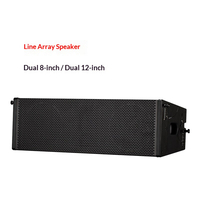 Speaker Line Array Profesional Berdaya Tinggi Jangkauan Jauh untuk Konferensi, Pertunjukan Panggung Luar Ruangan Skala Besar, dan Audio Profesional