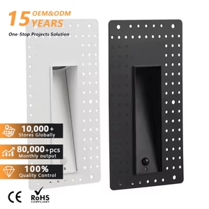 <span class=keywords><strong>Luz</strong></span> Nocturna Inteligente LED de 3W con Sensor de Movimiento para Interiores, Escaleras, Vestíbulos y Esquinas, Empotrada, sin Marco, para Escalones - Product Image 1