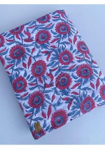 Tissu indien artisanal imprimé au bloc, 100% coton tissé multicolore, matériau de vêtement de qualité supérieure, vente en gros - Product Image 4