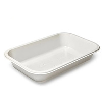 Groothandel wegwerp PP plastic voedselbakjes magnetronbestendig voor vlees, groenten en fruit voor supermarkten en catering