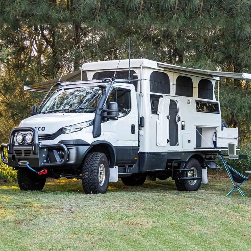 2022ニューオーストラリア & EURスタンダードIveco Expedition 4X4トラックキャンピングカートレーラーキャンピングカー