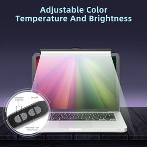 Barra de Luz para Monitor de Portátil, Lámpara de Escritorio de 3W con Atenuación, Luz USB para Portátil, 3 Temperaturas de Color, Lámpara de Escritorio para Hogar y Oficina - Product Image 4