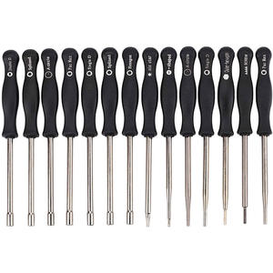 Kit de tournevis pour petit moteur 2 cycles, 14 pièces, outil de réglage du carburateur, Compatible avec Poulan STHIL Echo <span class=keywords><strong>Ryobi</strong></span> - Product Image 1