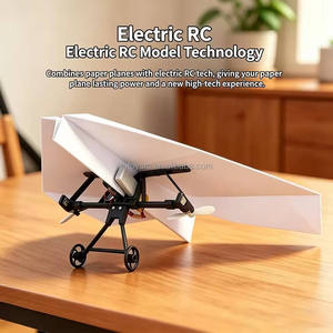 Kit STEM Fai-da-Te per Bambini, Aereo RC 2.4G <span class=keywords><strong>con</strong></span> Decollo e Atterraggio a Un Tasto, Design Aerodinamico, Luci LED, Resistente alle Intemperie - Product Image 4