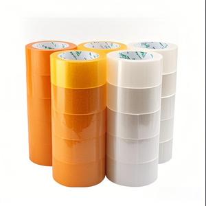 하이 퀄리티 투명 <span class=keywords><strong>BOPP</strong></span> 판지 포장 테이프 사용자 정의 로고 인쇄 실리콘 감압 방수 접착 테이프
