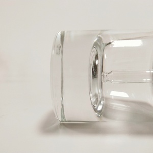 New Design Cosmetic Cylinder Round Frosted clear Transparent 1oz 30ml Hair Oil Glass Dropper <b>Bottle</b> Thick Bottom - Product Image 6