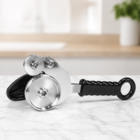 Scelleuse manuelle pour canettes et bouteilles de 55 mm avec couvercles en PET, machine de scellage portable facile à utiliser pour les boissons, les jus, le lait, le thé