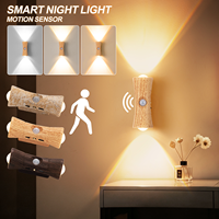 Nouvelle Lampe Murale LED Rechargeable à Détection de Mouvement et Induction Magnétique 2026 pour Chevet, Chambre, Maison et Hôtel