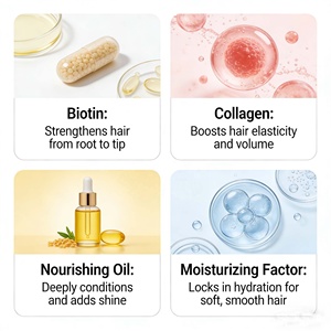 GATASE <span class=keywords><strong>Shampoo</strong></span> Volumizzante con Biotina e Collagene <span class=keywords><strong>per</strong></span> <span class=keywords><strong>Capelli</strong></span> Sottili e Deboli, Riparatore e Nutriente - Product Image 4