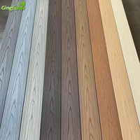 Système de terrasse imperméable sans joint, composite aluminium-plastique renforcé, planches de terrasse WPC pour extérieur, technique co-extrudée brossée