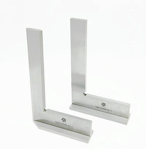 DIN 875 Precisión 90 grados Ingeniero Ángulo de acero Cuadrados Regla Ángulo recto <span class=keywords><strong>Maquinista</strong></span> Regla de acero inoxidable Base de asiento ancho - Product Image 1