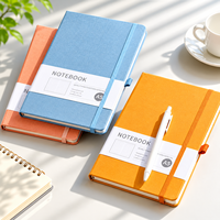 Carnets de souvenirs personnalisés pour salons professionnels, couverture en cuir PU, pages épaissies, reliure rigide, enregistrement de conférences, couleur personnalisée, fabricant