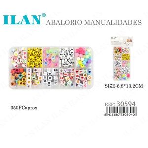 ILAN Set di Perline per Artigianato 350 Pezzi Scatola 6.8x13.2Cm - Product Image 3