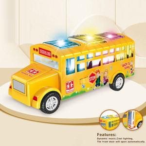 <span class=keywords><strong>Autobus</strong></span> Scolastico <span class=keywords><strong>Giocattolo</strong></span> Elettrico Giallo con Luci e Frizione per Bambini Regalo Promozionale 2025 - Product Image 4
