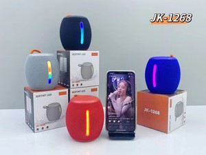 Jk-1268 RGB LED Colorful Light Wireless Portable BT Woofer Mini ABS <b>Speaker</b> Outdoor Active BT Bass TF FM Radio Portable <b>Speakers</b> - Product Image 2