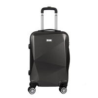 Vente en gros de 4 bagages de transport légers à coque rigide en ABS Valise à roulettes de style dessin animé Caractéristique de verrouillage étanche