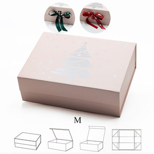 Wholesale Rigid Custom Color Foil Stamping logo Printing Christmas eve Gift Packaging <b>Boxes</b> - Product Image 2