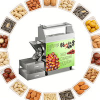 Machine à torréfier les noix pour magasin de proximité, pour section d'aliments frais, capacité de 4-6 kg, rotation rapide, 3800W 220V