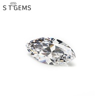Lâche Blanc VVS1 Moissanite D Couleur Marquis Cut Diamant pour Bijoux