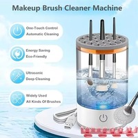 Nettoyeur de pinceaux de maquillage électrique portable OEM - Alimenté par USB, 7000 tr/min, pour les voyages/la maison/les salons de beauté