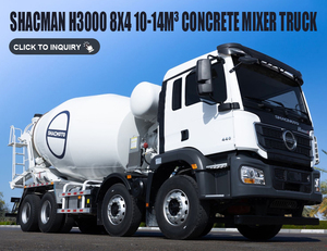 Camión Mezclador de Concreto SHACMOTO 8X4, Tanque Mezclador de Cemento Diésel de 10-14m3 - Product Image 2