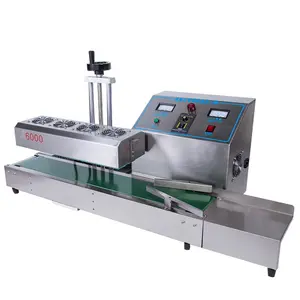 continuous induction sealer aluminum foil sealing machine cup cover sealing machine