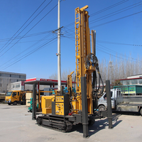 Foreuse hydraulique sur chenilles CE certifiée MKDQZ-400 pour puits profonds, portée 400m, à vendre