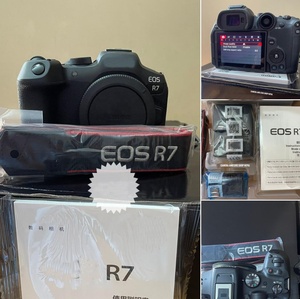 DF Wholesale Appareils photo numériques professionnels 99% Neufs R7 UHD avec fonctionnalités vidéo 4K de diffusion et carte, Appareils photo reflex numériques noirs - Product Image 3