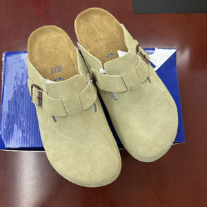 Sandales en liège de haute qualité en cuir de vachette de <span class=keywords><strong>style</strong></span> Birken OEM/ODM Sandales de plage confortables pour femmes Commande en gros de pantoufles de plage pour hommes - Product Image 6