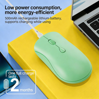 Nouvelle Arrivée Souris Bluetooth 2.4G Portable Silencieuse et Ergonomique pour Ordinateur Portable et Tablette