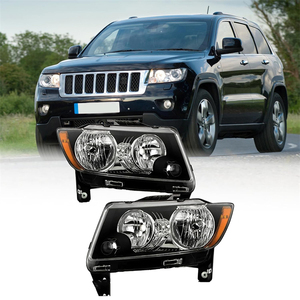 Faros delanteros para Jeep Grand <span class=keywords><strong>Cherokee</strong></span> 2011 <span class=keywords><strong>2012</strong></span> 2013 <span class=keywords><strong>Compass</strong></span> 2011 - 2017 Faros delanteros halógenos CH2518139 CH2519139 - Product Image 2