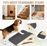 Rampe d'escalade pour reptiles en MDF écologique, moderne et personnalisable, antidérapante, pour l'exercice et comme échelle de canapé, idéale pour Noël