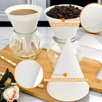 Cônes de neige en papier blanc imprimé personnalisé Papier ciré enduit anti-fuite Cône de glace rasée Distributeur de tasses à boire Gobelets à cône d'eau