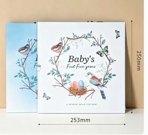 Cute Design <b>First</b>-Year Baby Growth Memories Journal A5 Hardcover Activity Book Spiral <b>Binding</b> PP Cover Material Perfect Gift - Product Image 3