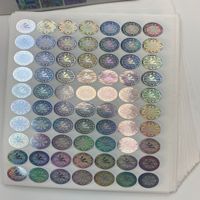 Op maat gemaakte tamperproof hologram stickers met QR-code label en beveiliging verificatiesysteem, hoge kwaliteit